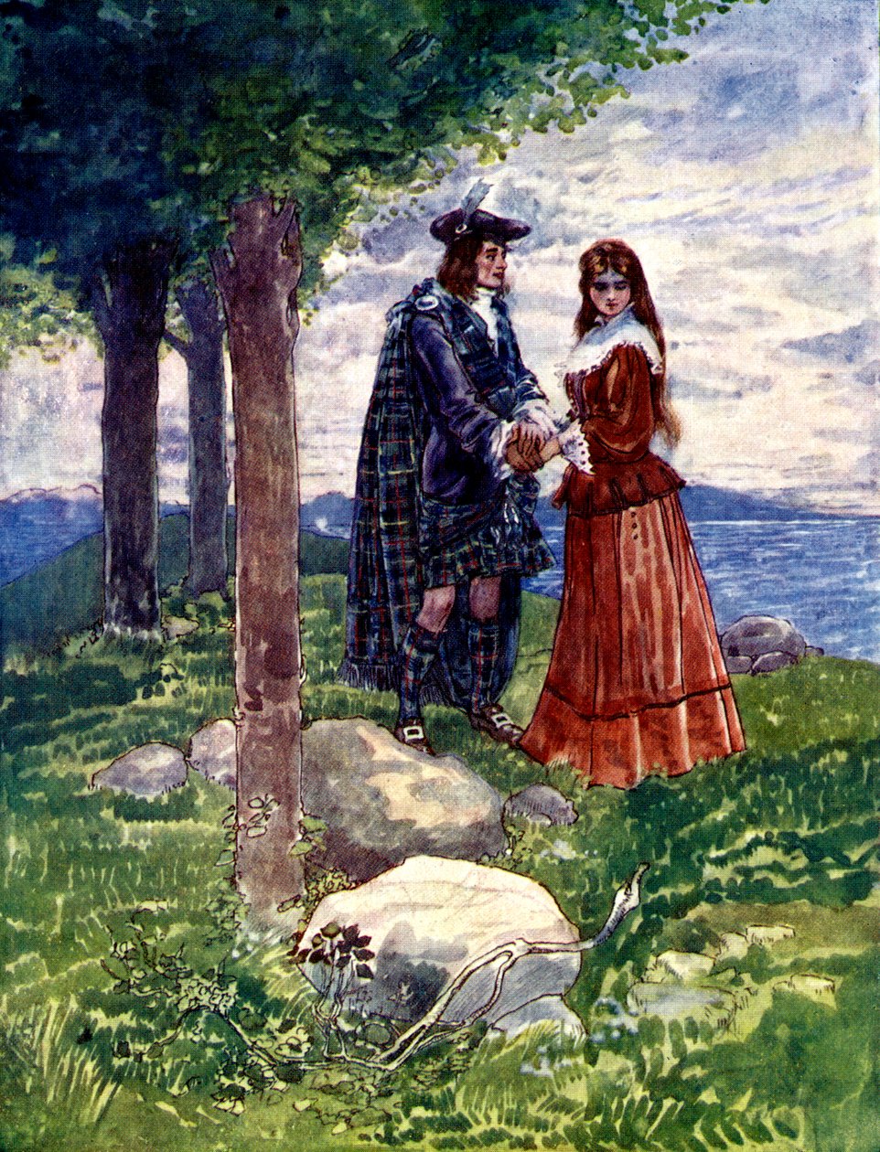 Si salutarono tristemente da A. S. Forrest