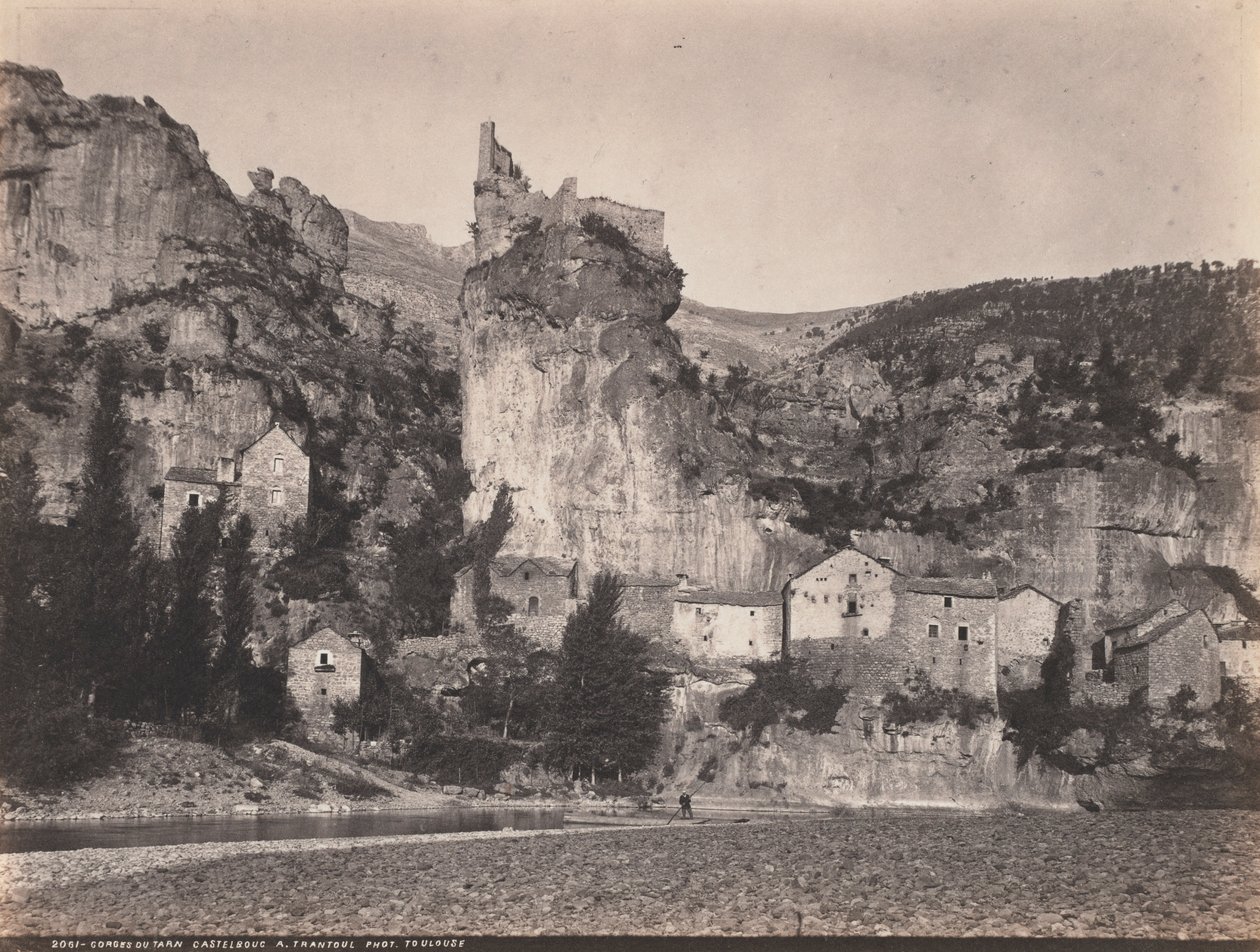Gole del Tarn Castelbouc, 1870s da A. Trantoul