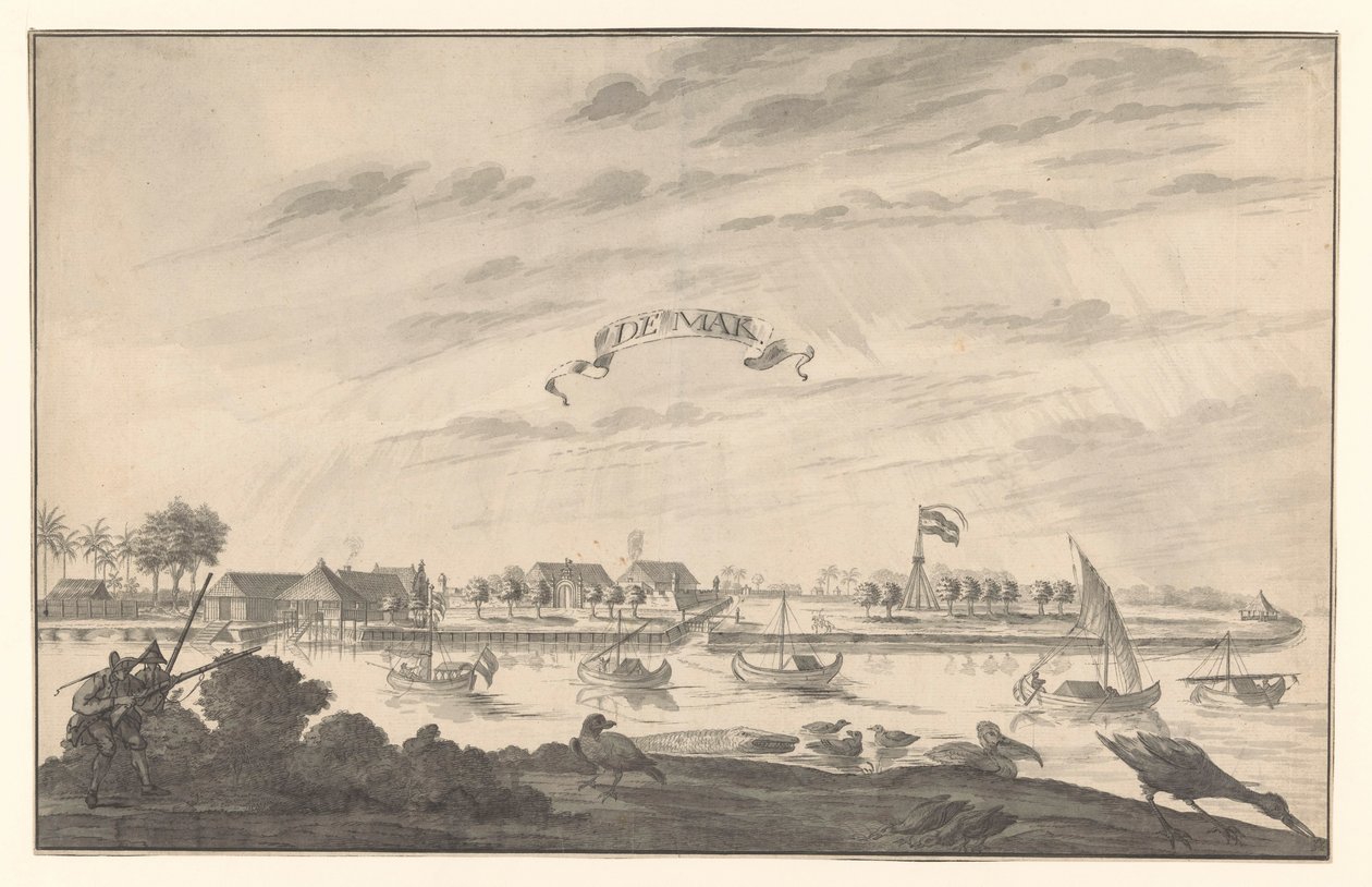 Veduta di Demak (De Mak) da A. de Nelly (possibly)