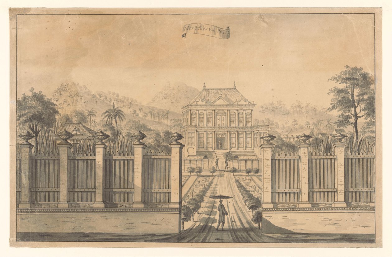 Veduta della tenuta Bonjon o Vredestein da A. de Nelly (possibly)