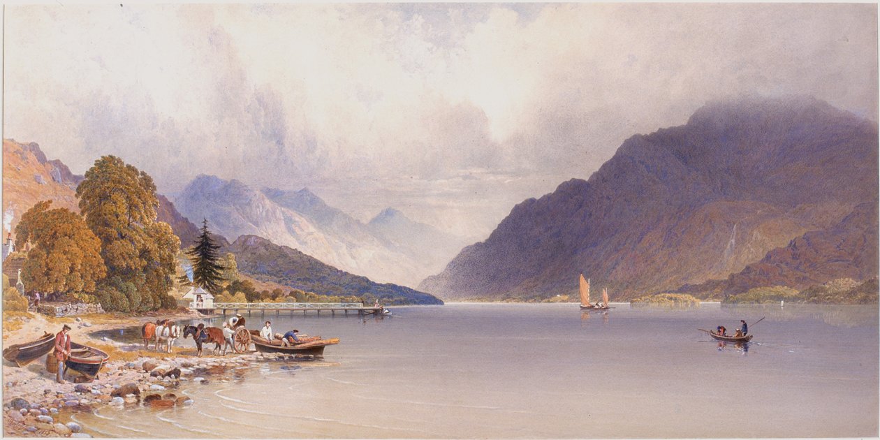 Il molo a Luss, Loch Lomond da Aaron Edwin Penley