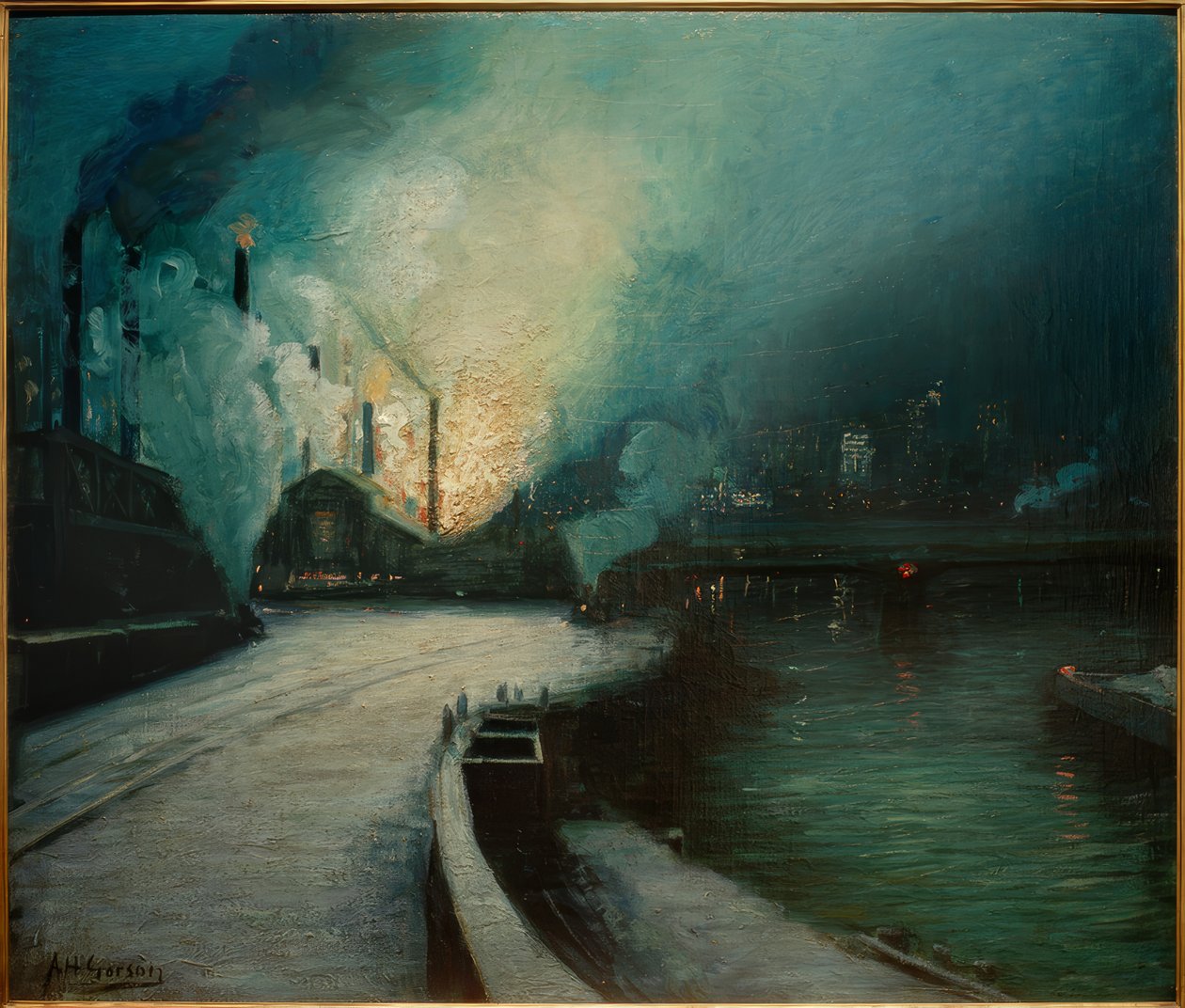 Scena industriale, Pittsburgh da Aaron Henry Gorson