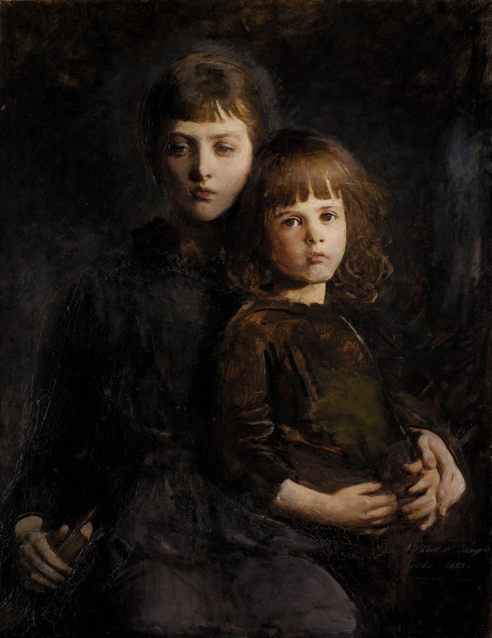 Fratello e sorella (Mary e Gerald Thayer) da Abbott Handerson Thayer