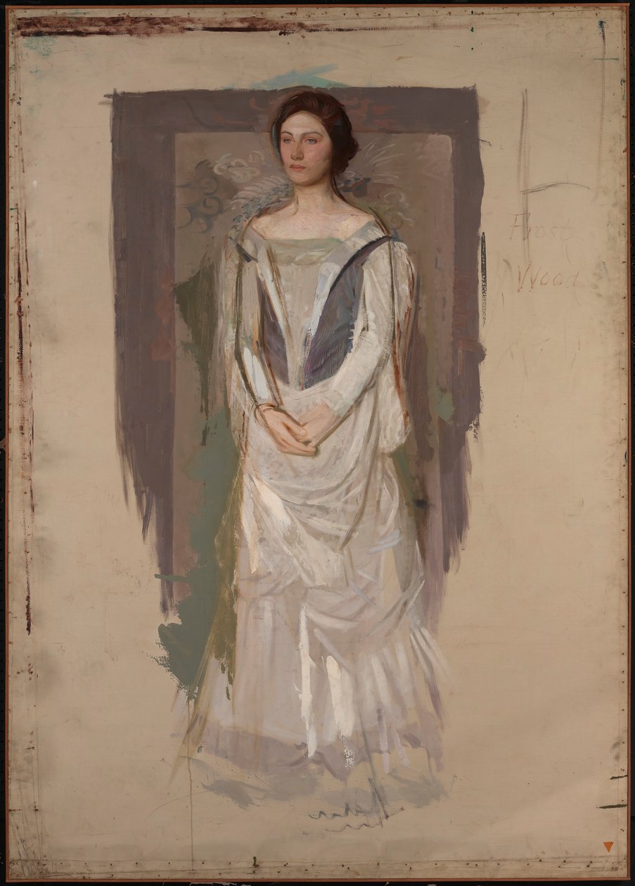 Donna in piedi da Abbott Handerson Thayer