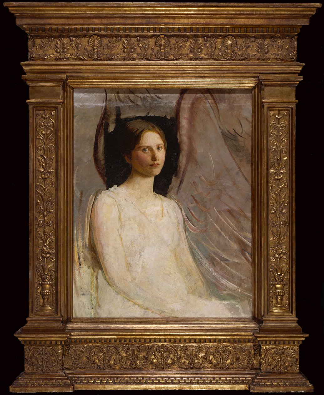 Studio per Angelo seduto da Abbott Handerson Thayer