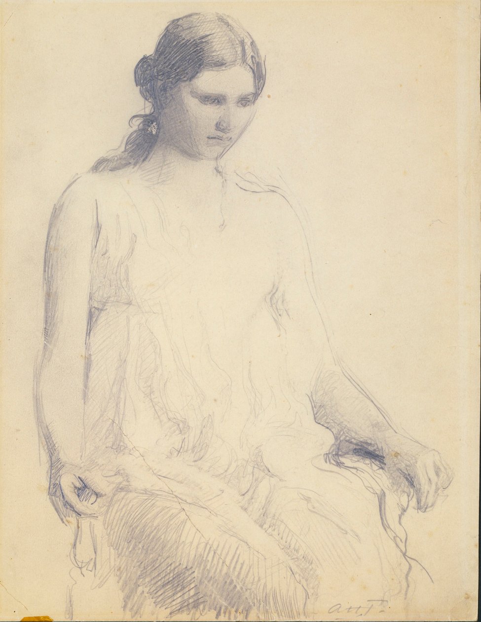 Studio di una giovane donna da Abbott Handerson Thayer