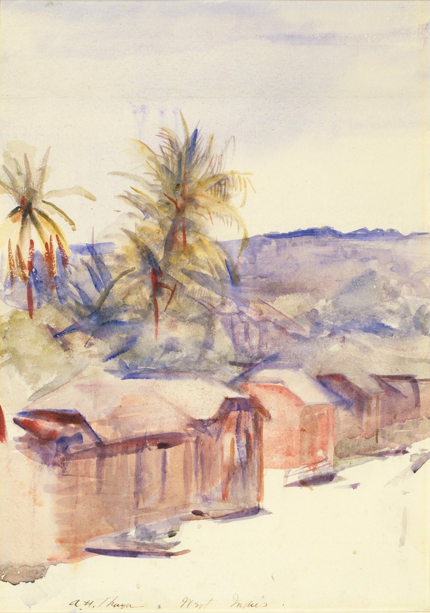 Via del Villaggio, Dominica da Abbott Handerson Thayer