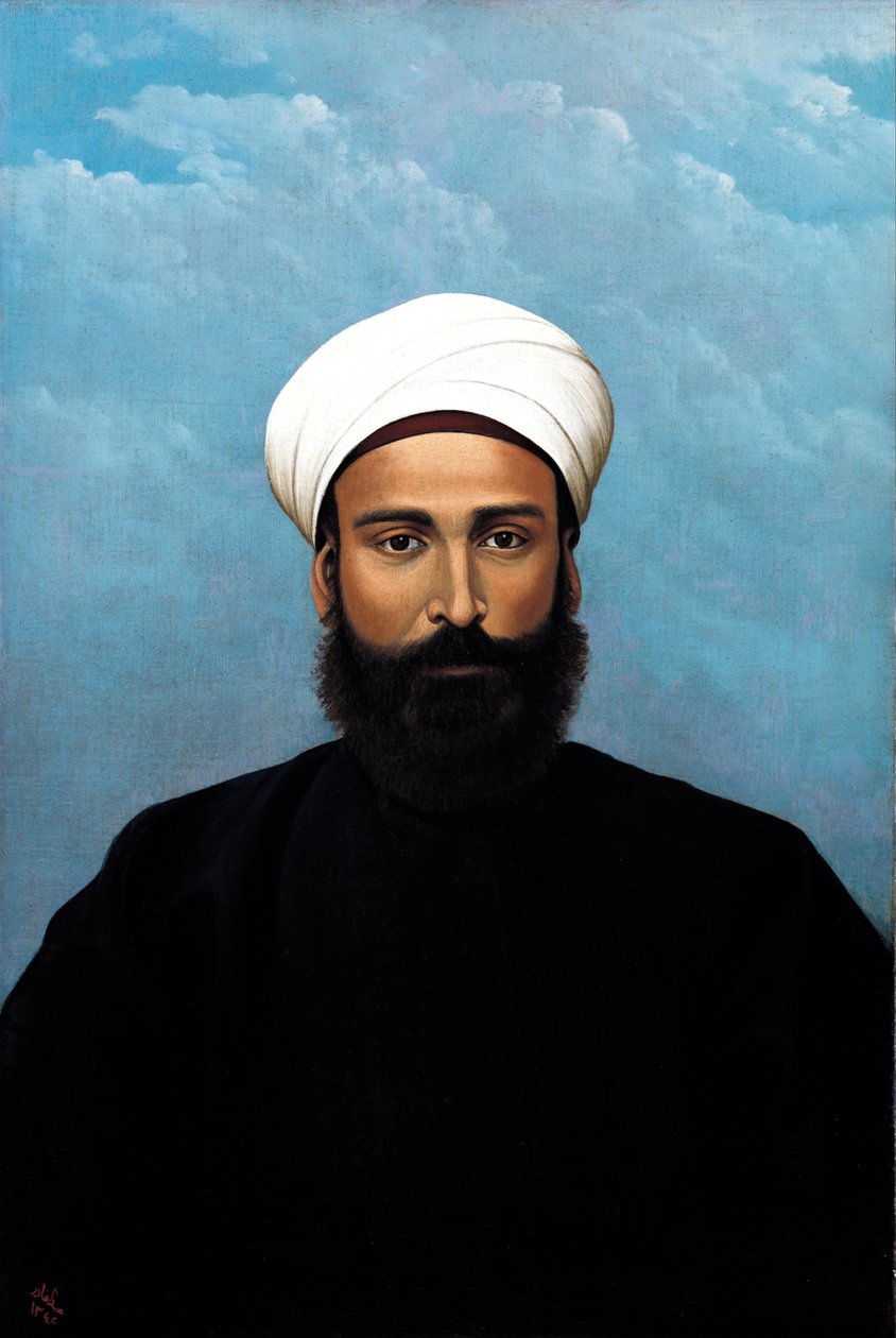 Ritratto di Mohamed Darouich al Allousi da Abdul Qadir al Rassam