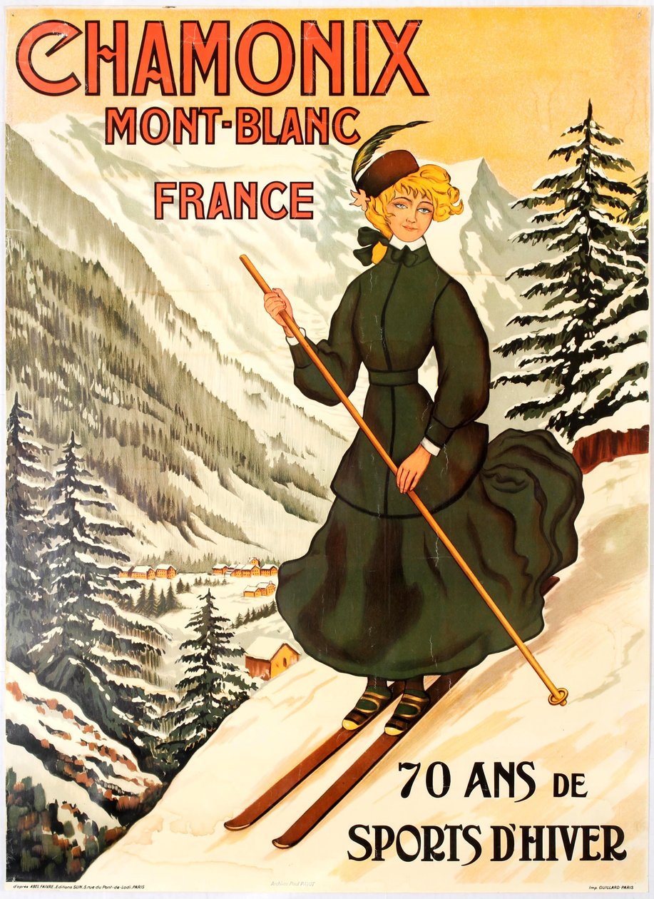 Chamonix Mont Blanc 70 anni di sport invernali da Abel Faivre