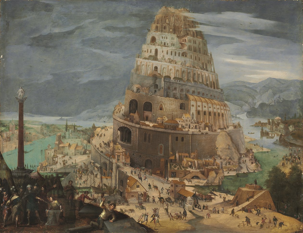 La Torre di Babele da Abel Grimmer or Grimer
