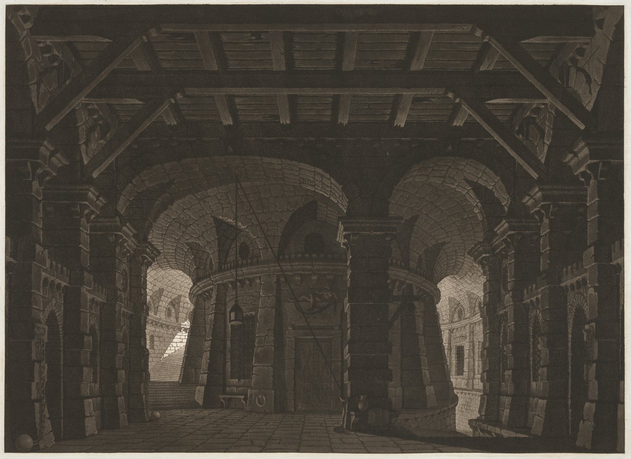 Carcere sotterraneo per il palcoscenico da Abel Schlicht