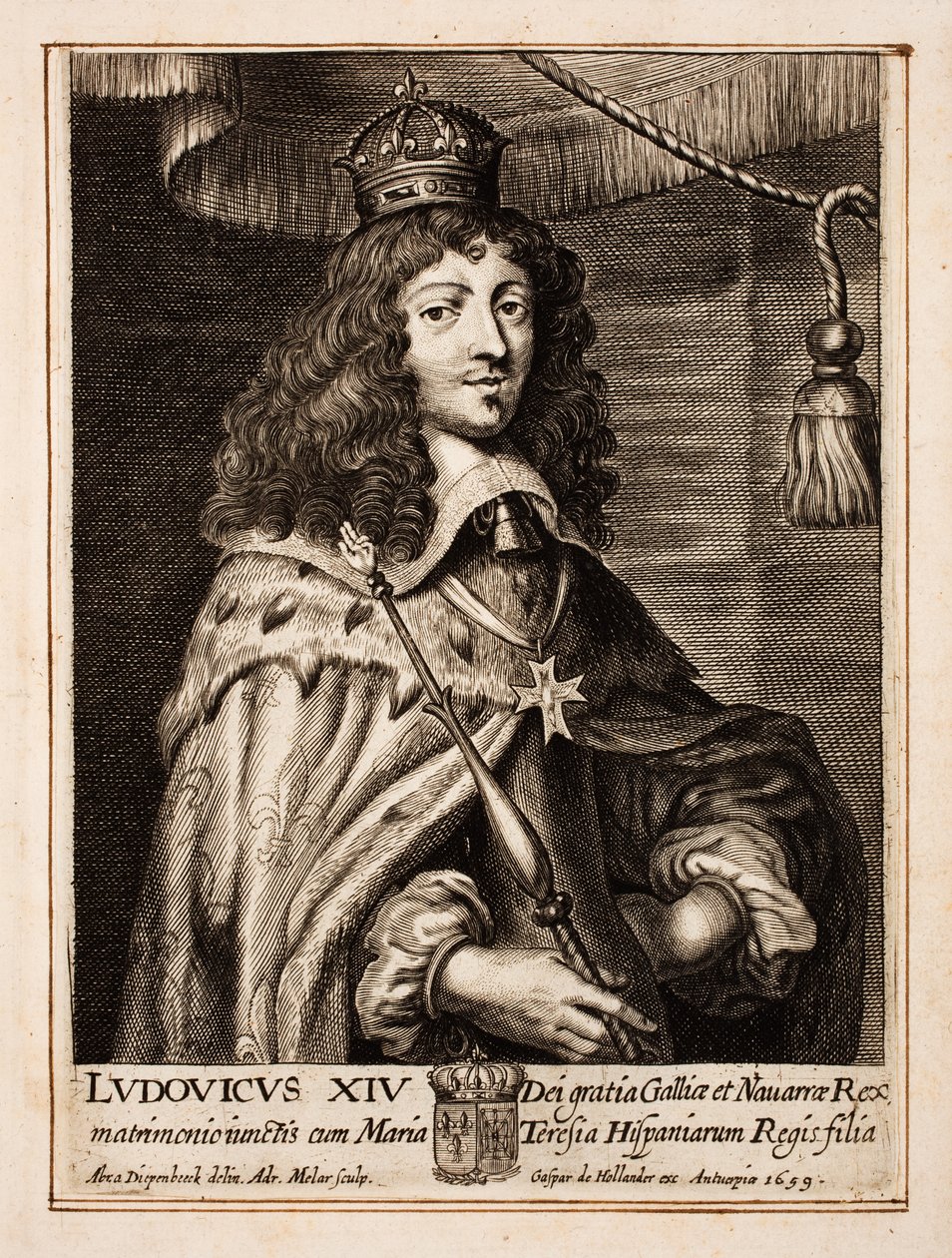 Luigi XIV di Francia da Abraham van Diepenbeeck
