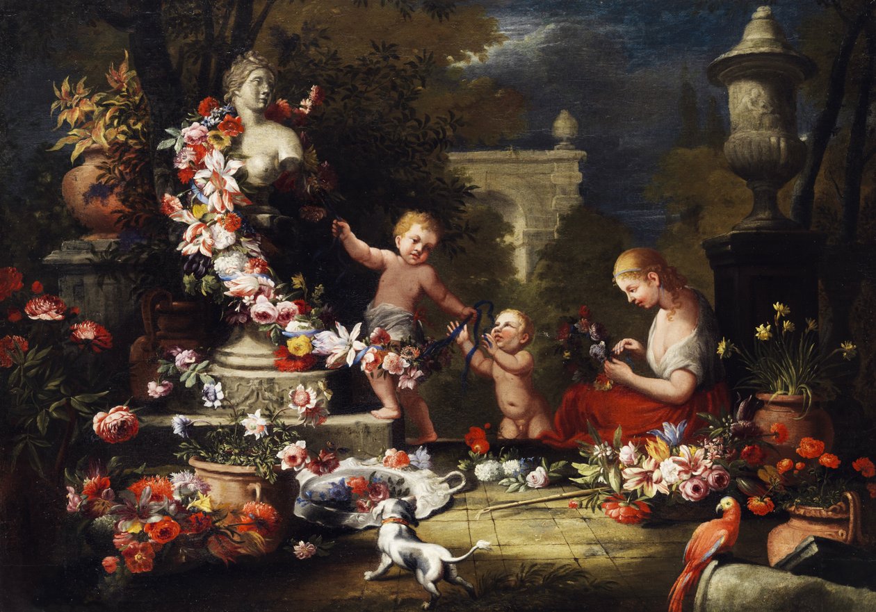 Offerta floreale alla dea Venere da Abraham Brueghel