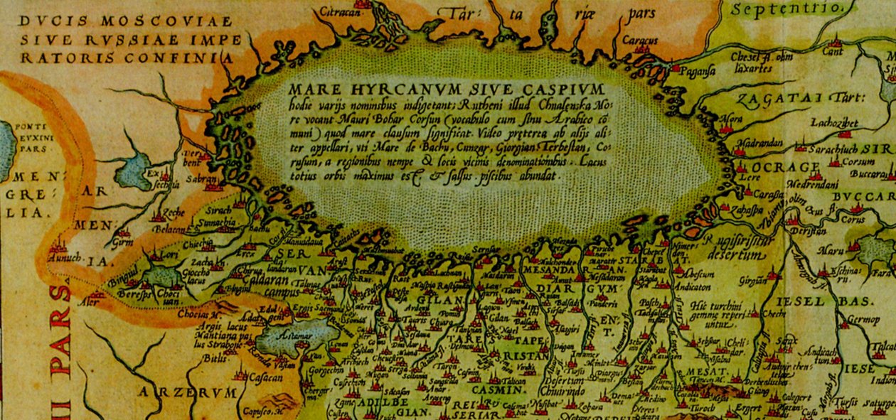 La mappa di Ortelius della Persia, Anversa, 1570 da Abraham Ortelius