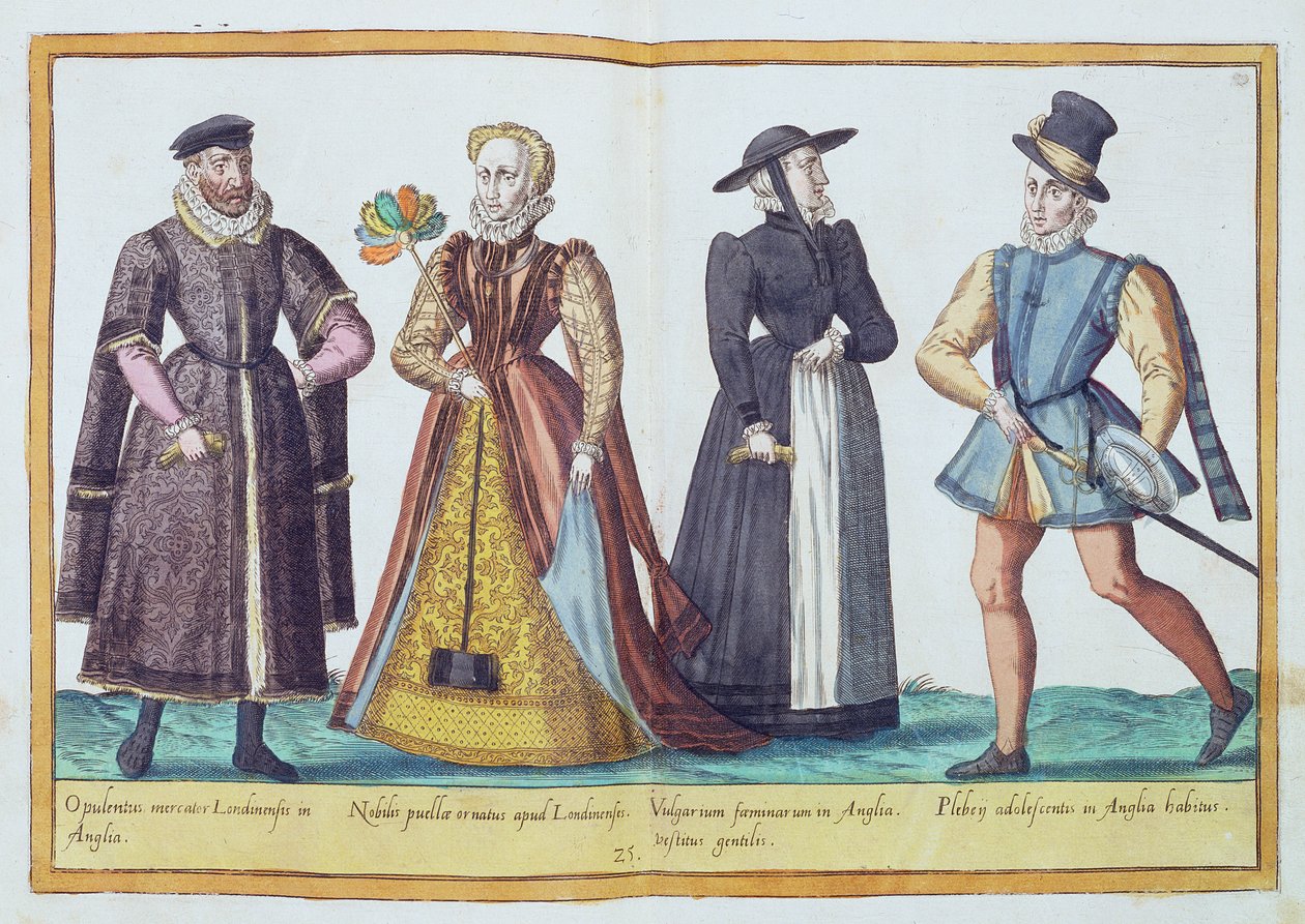 Costumi inglesi del XVI secolo da 