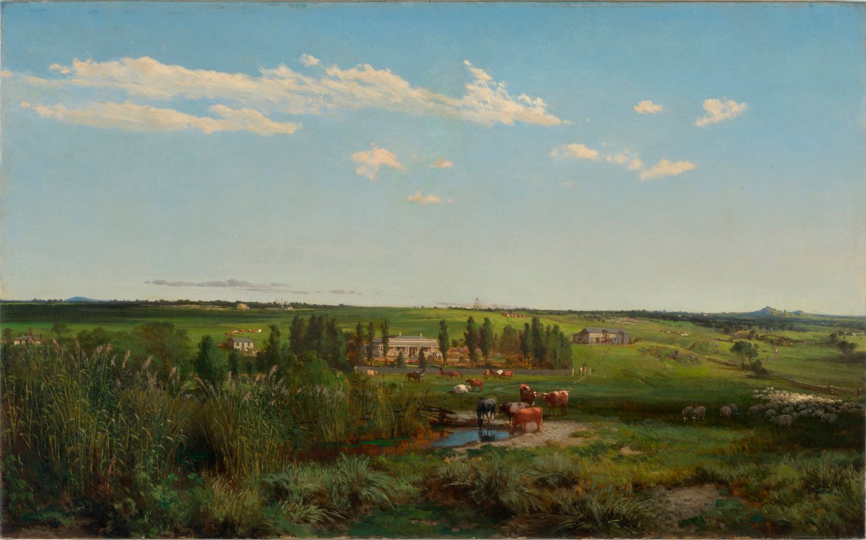 "Il dominio di Mount Fyans in Australia" da Abraham Louis Buvelot