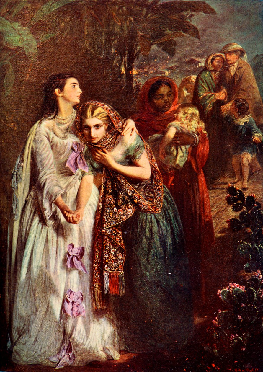 La fuga da Lucknow da Abraham (after) Solomon