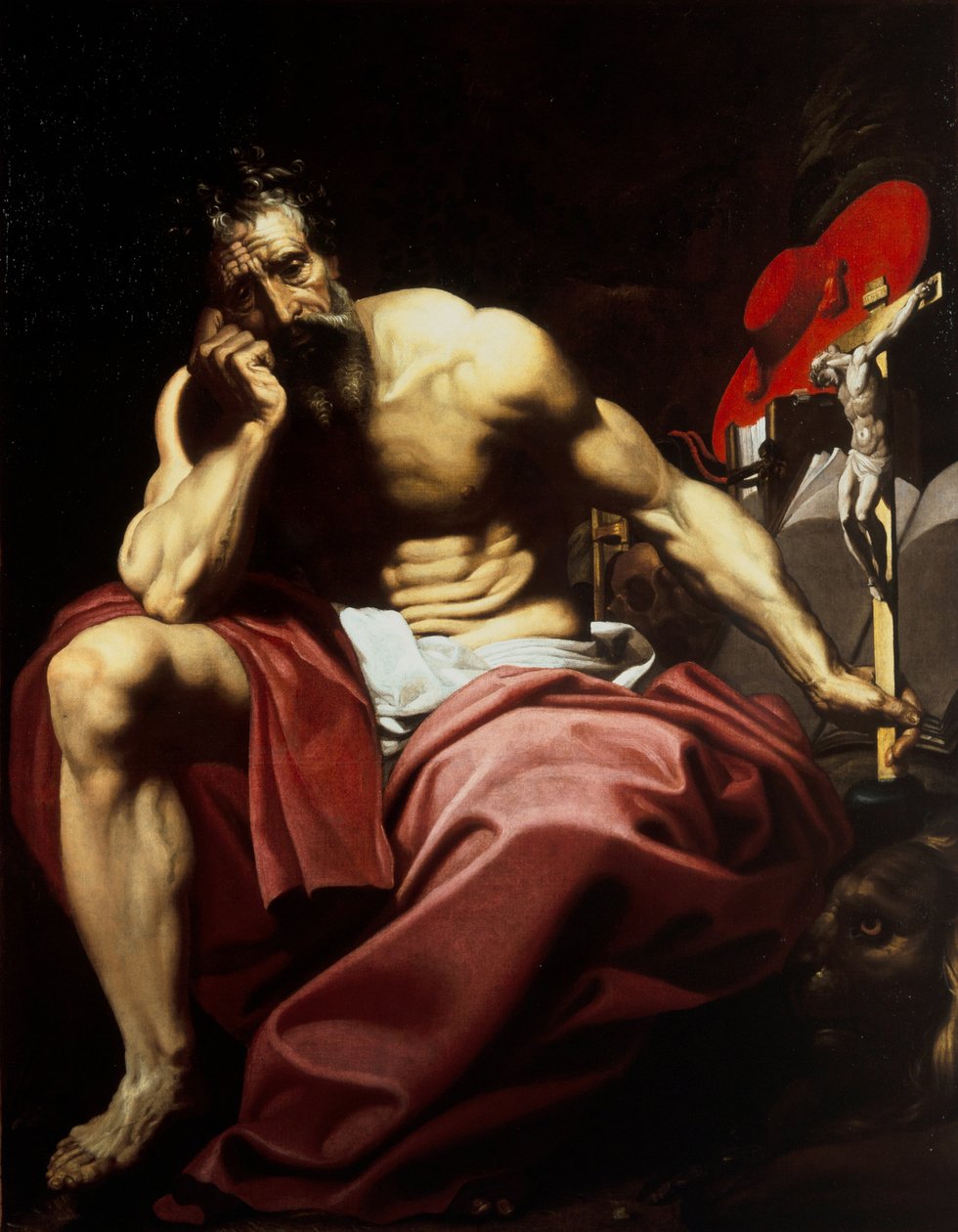 San Girolamo, c.1610 da Abraham (attr.to) Janssens