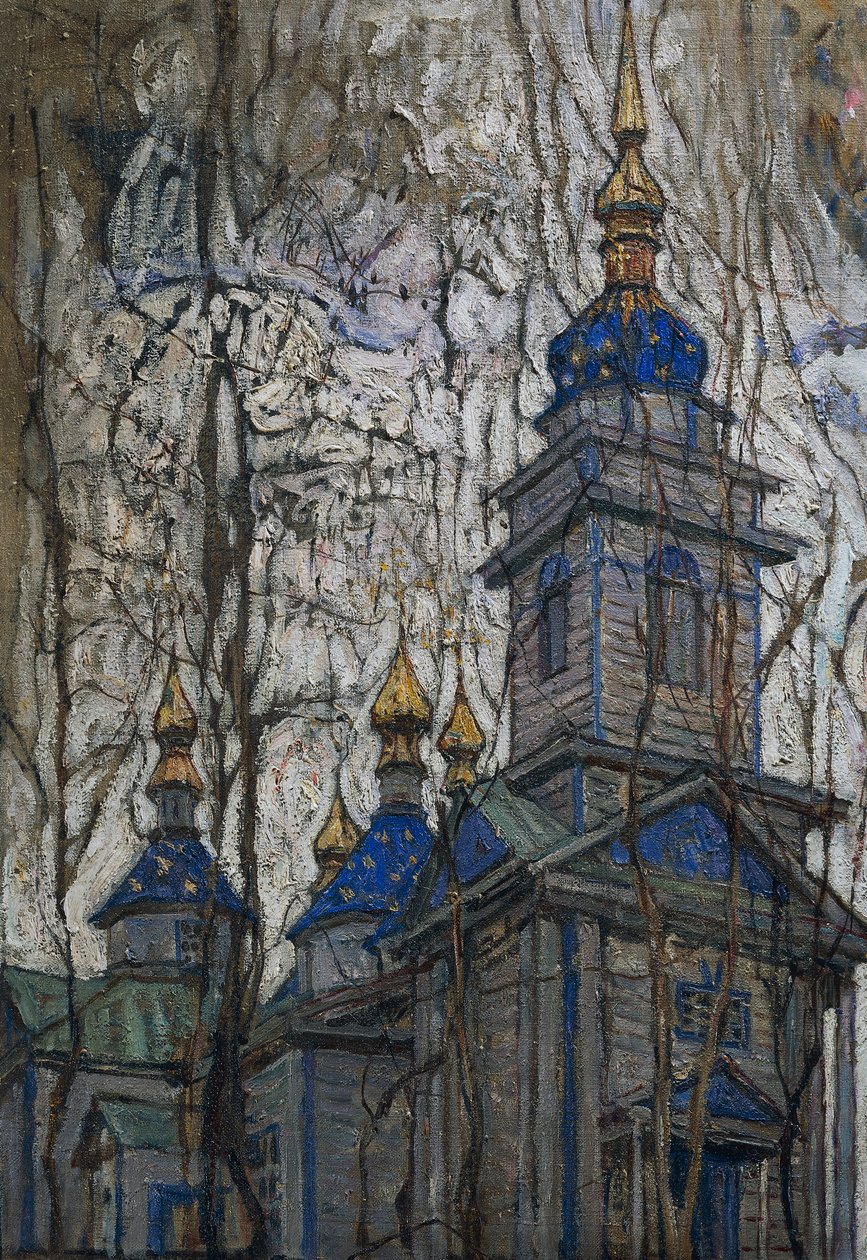 Chiesa di legno da Abraham Anshelovich Manievich