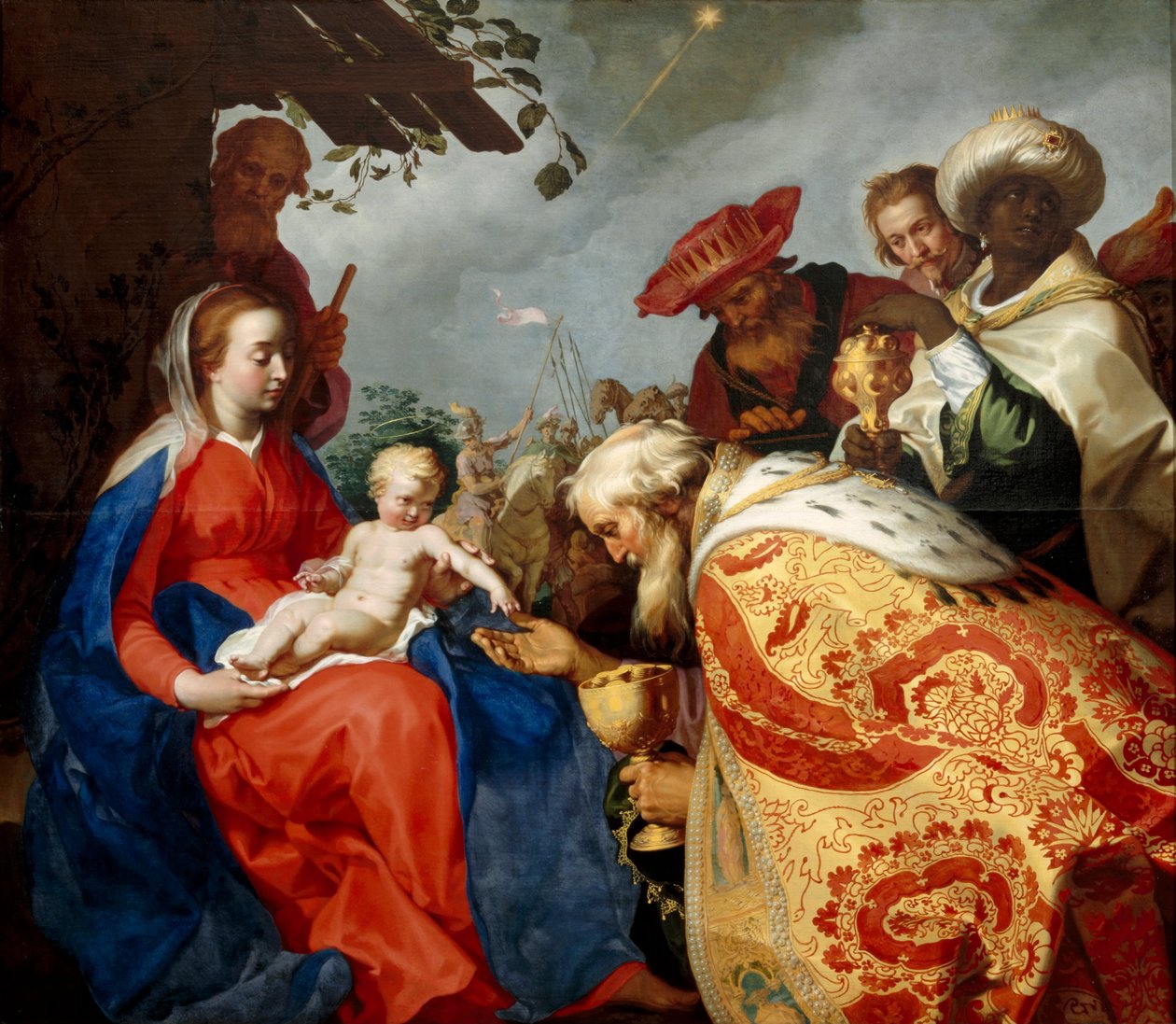 Adorazione dei Magi da Abraham Bloemaert