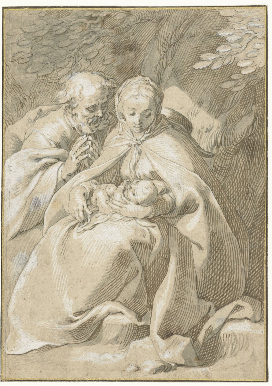 La Sacra Famiglia da Abraham Bloemaert