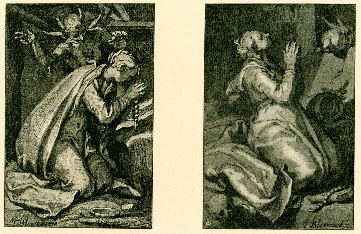 Santi penitenti da Abraham Bloemaert