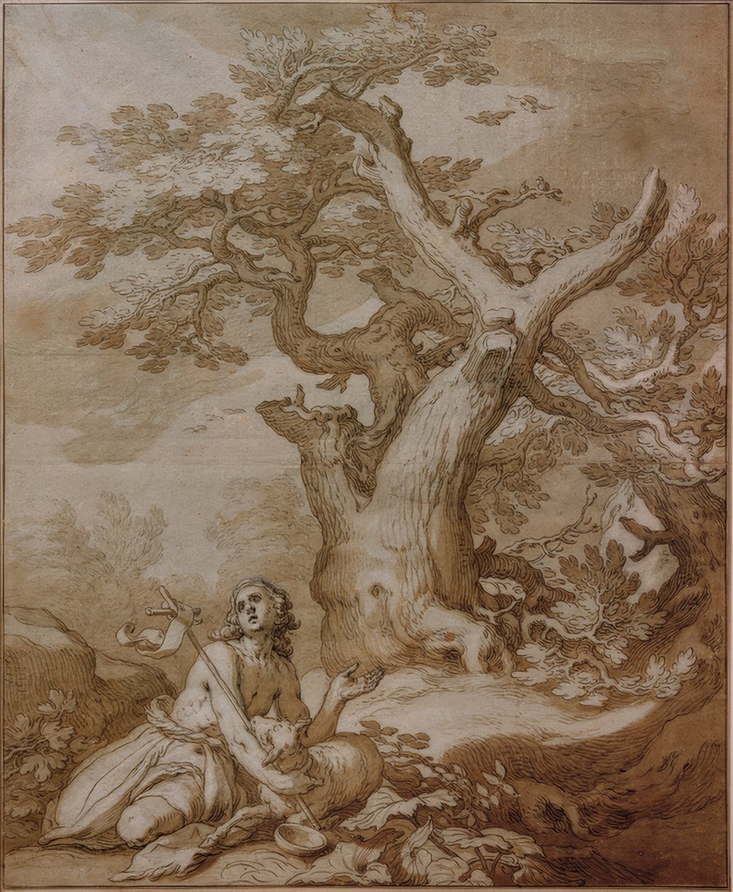 San Giovanni Battista nel deserto da Abraham Bloemaert