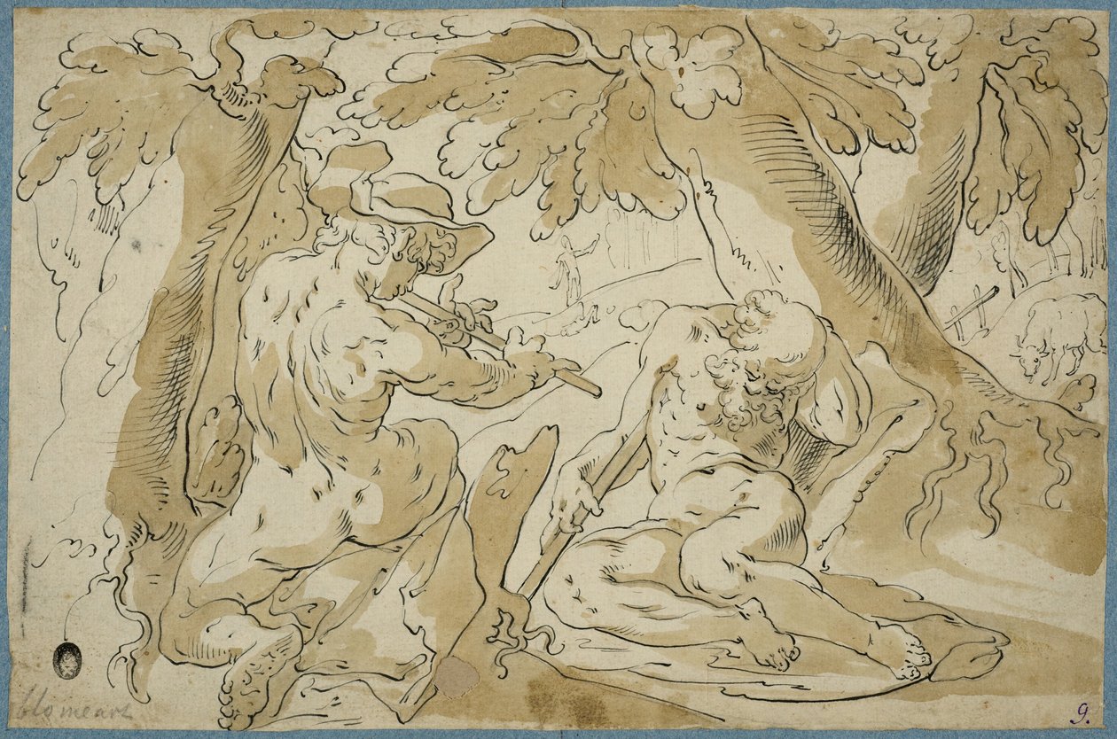 Mercurio e Argo da Abraham Bloemaert