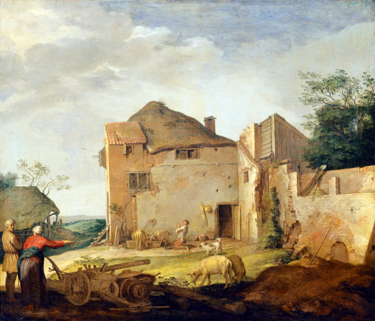 Il figliol prodigo come guardiano di porci da Abraham Bloemaert