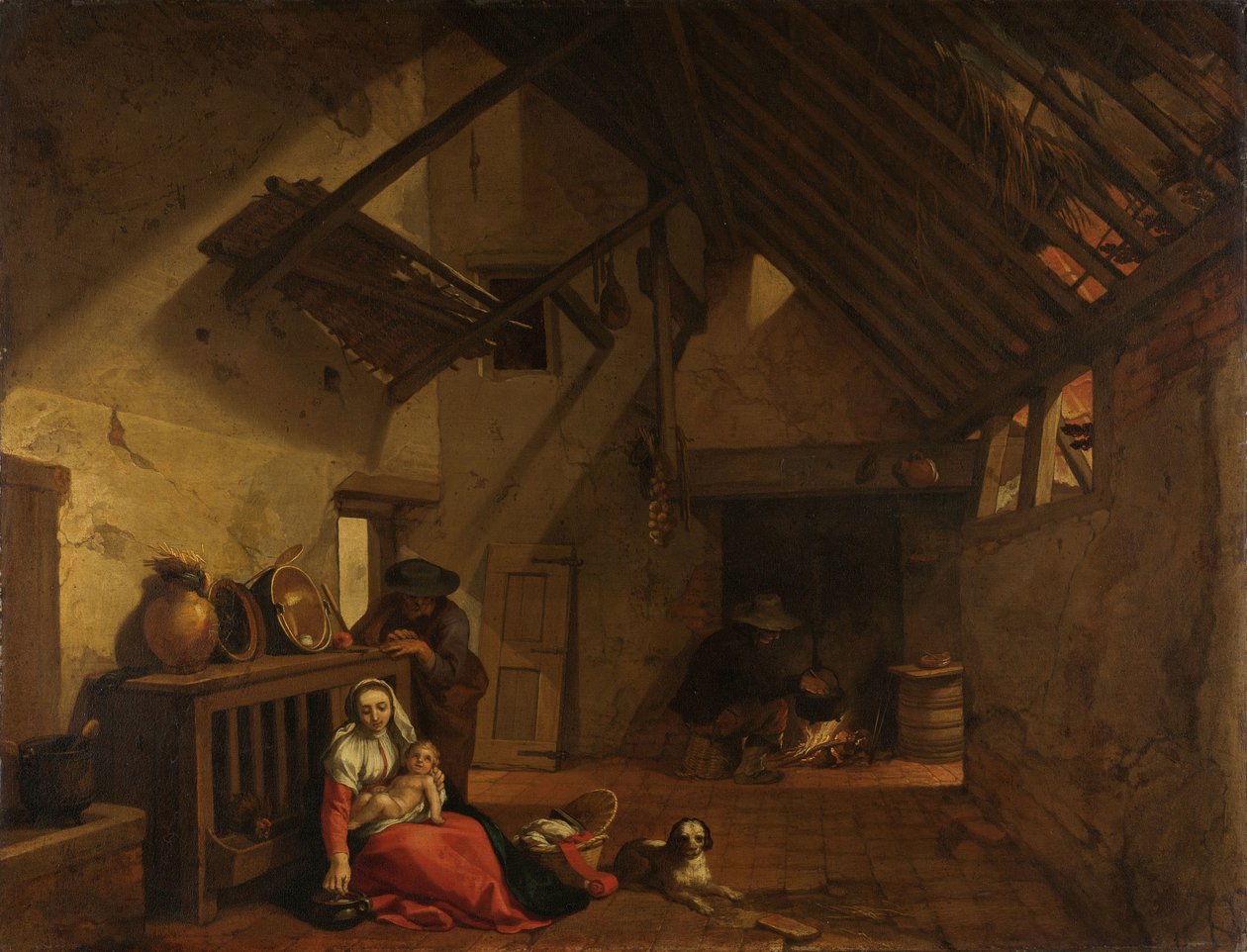 Il Riposo durante la Fuga in Egitto da Abraham Bloemaert