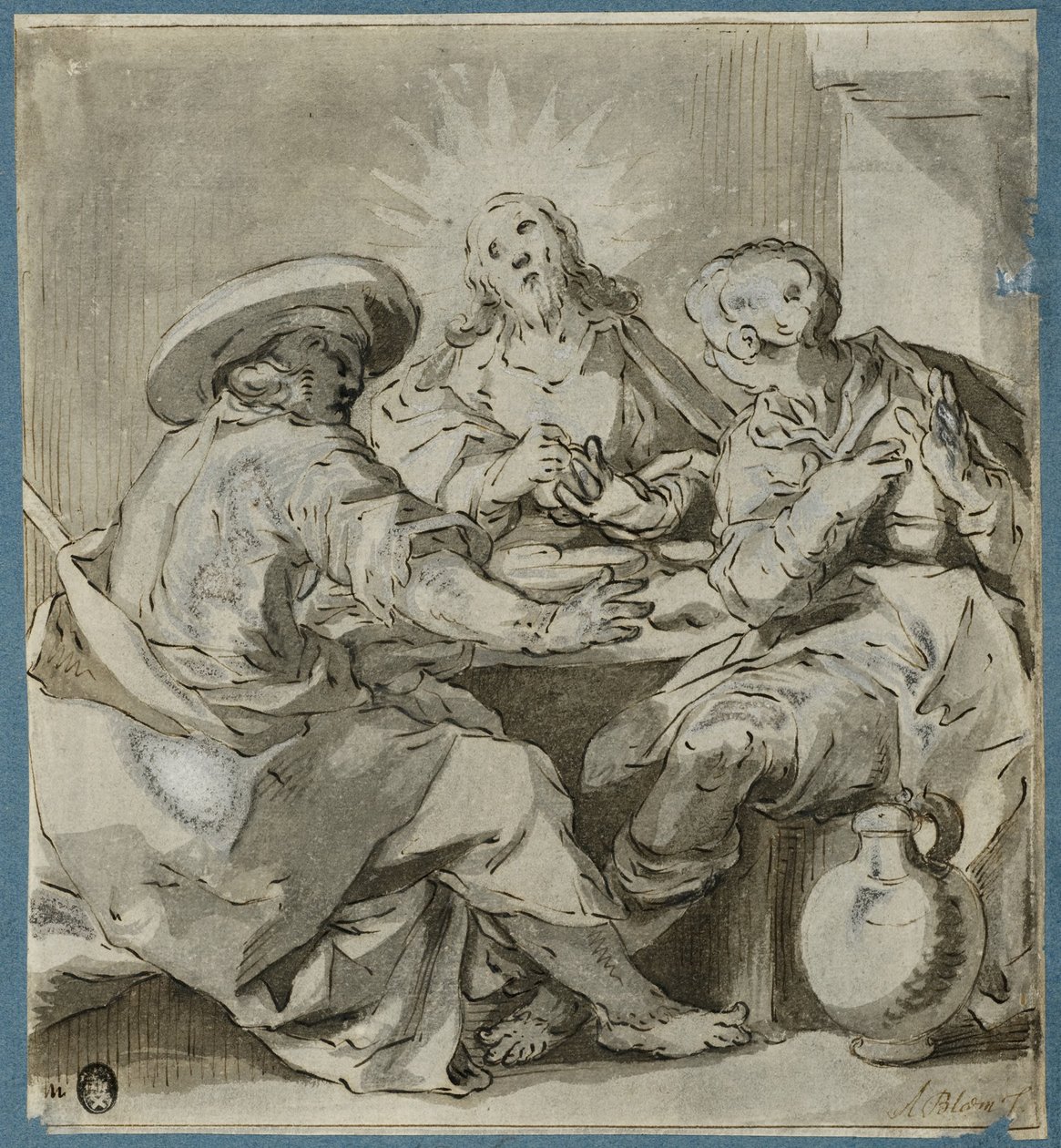 La cena a Emmaus da Abraham Bloemaert