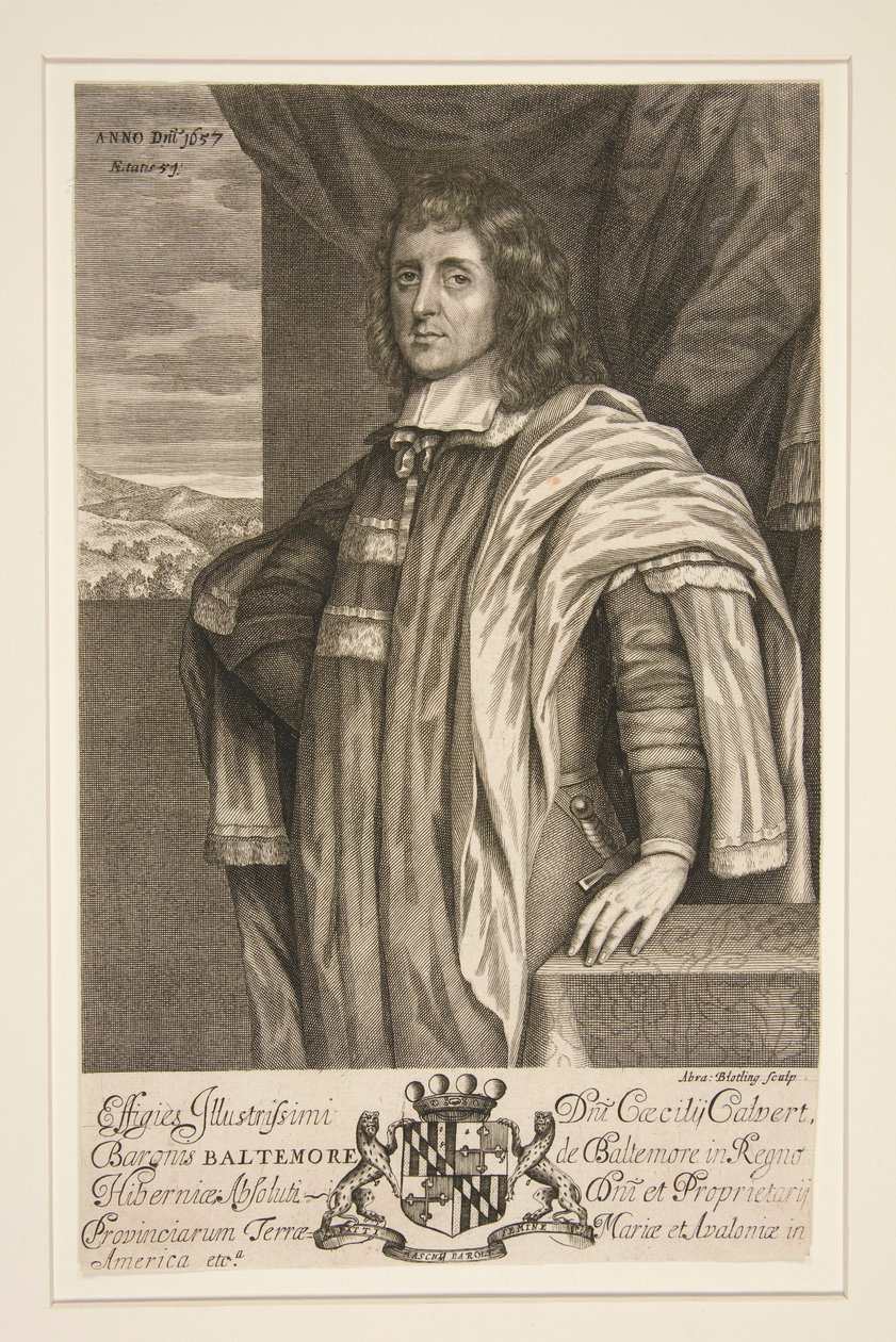 Cecilius Calvert, 2° Barone di Baltimore da Abraham Blooteling