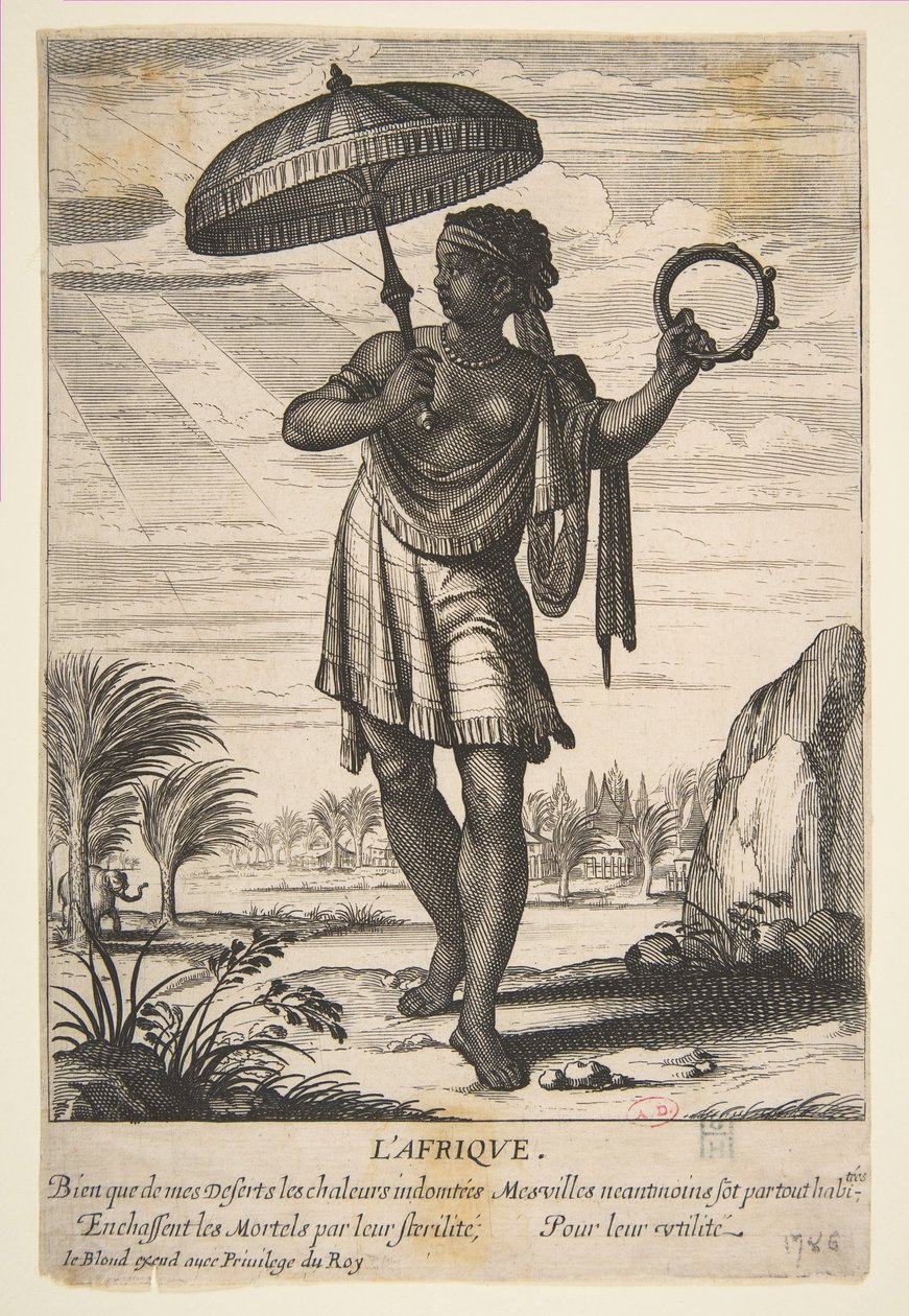 Africa, metà alla fine del XVII secolo da Abraham Bosse