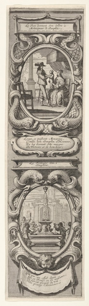 Allegorie in onore della nascita del Delfino da Abraham Bosse