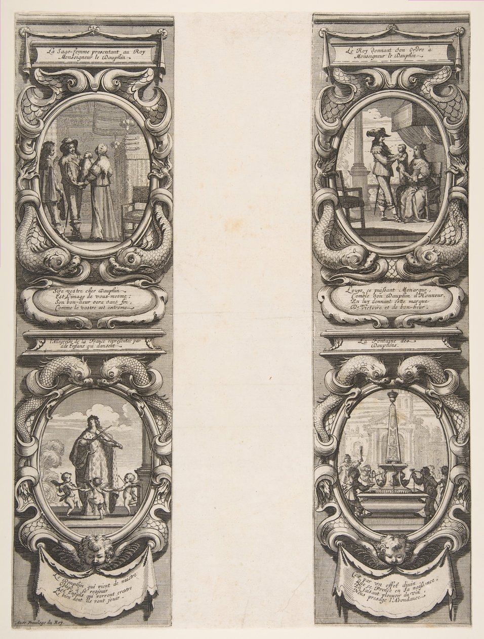 Almanacco per il 1639: Luigi XIII e Anna d