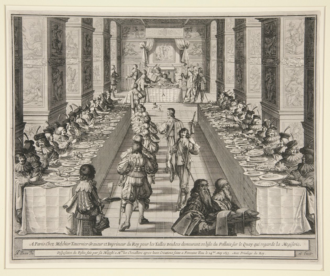 Disposizione del Banchetto da Abraham Bosse