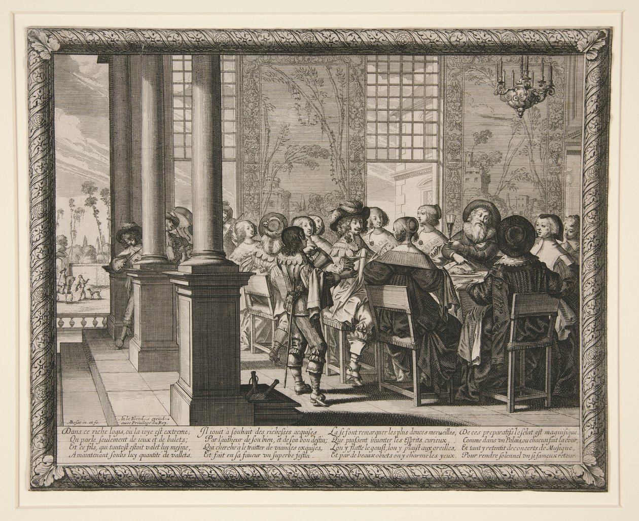 Festa in Onore del Figliol Prodigo da Abraham Bosse