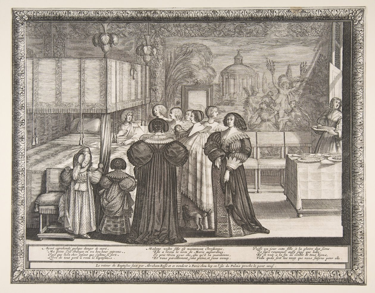 Ritorno dal Battesimo da Abraham Bosse