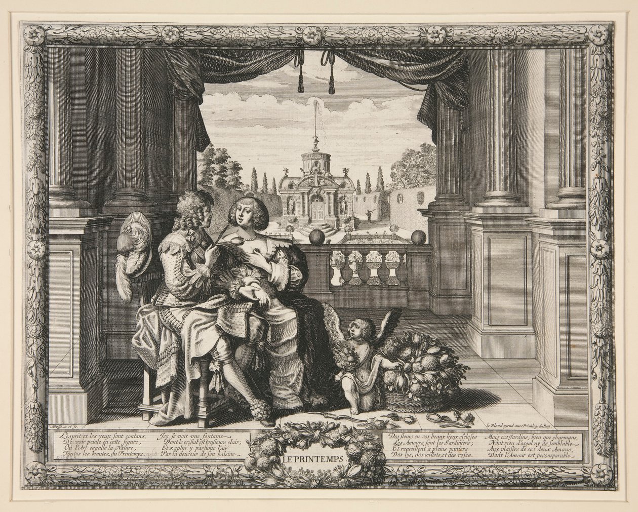 Le quattro stagioni: Primavera da Abraham Bosse