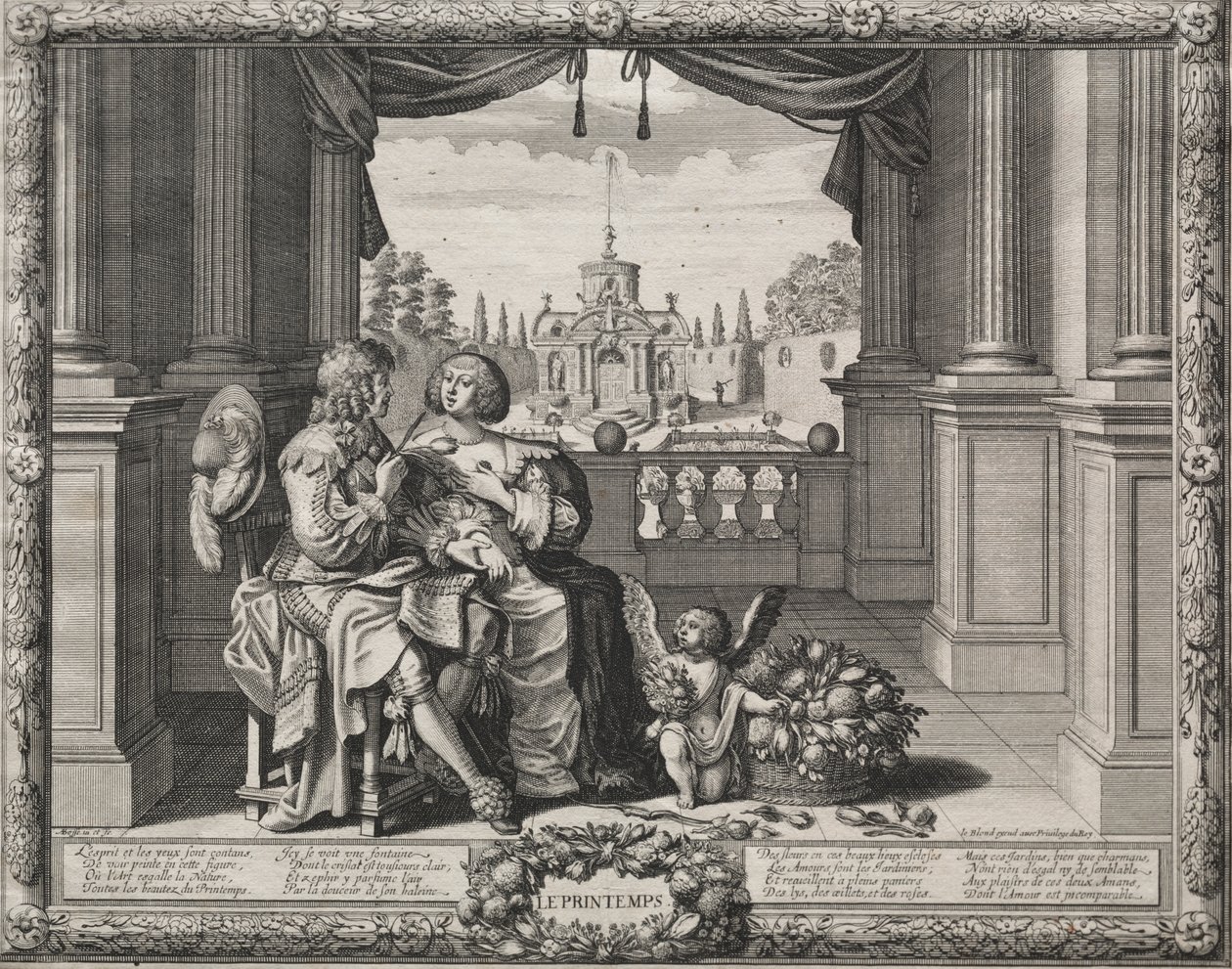 Le quattro stagioni: Primavera da Abraham Bosse