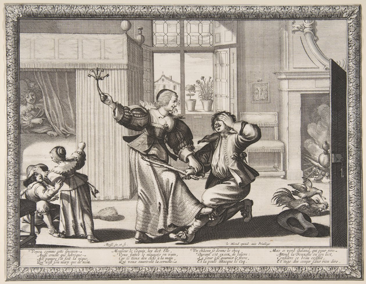 La moglie picchiatrice da Abraham Bosse