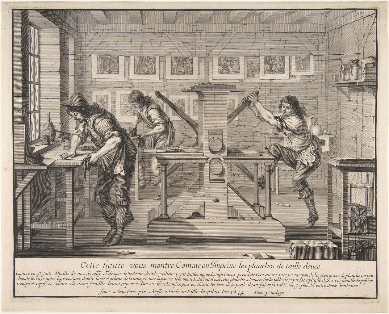 Gli incisori, 1642 da Abraham Bosse