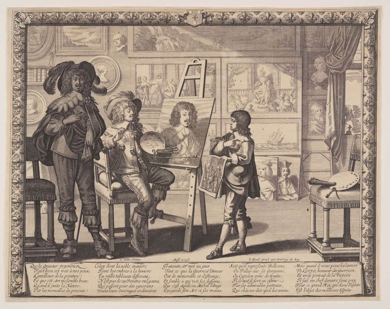 Il Nobile Pittore da Abraham Bosse
