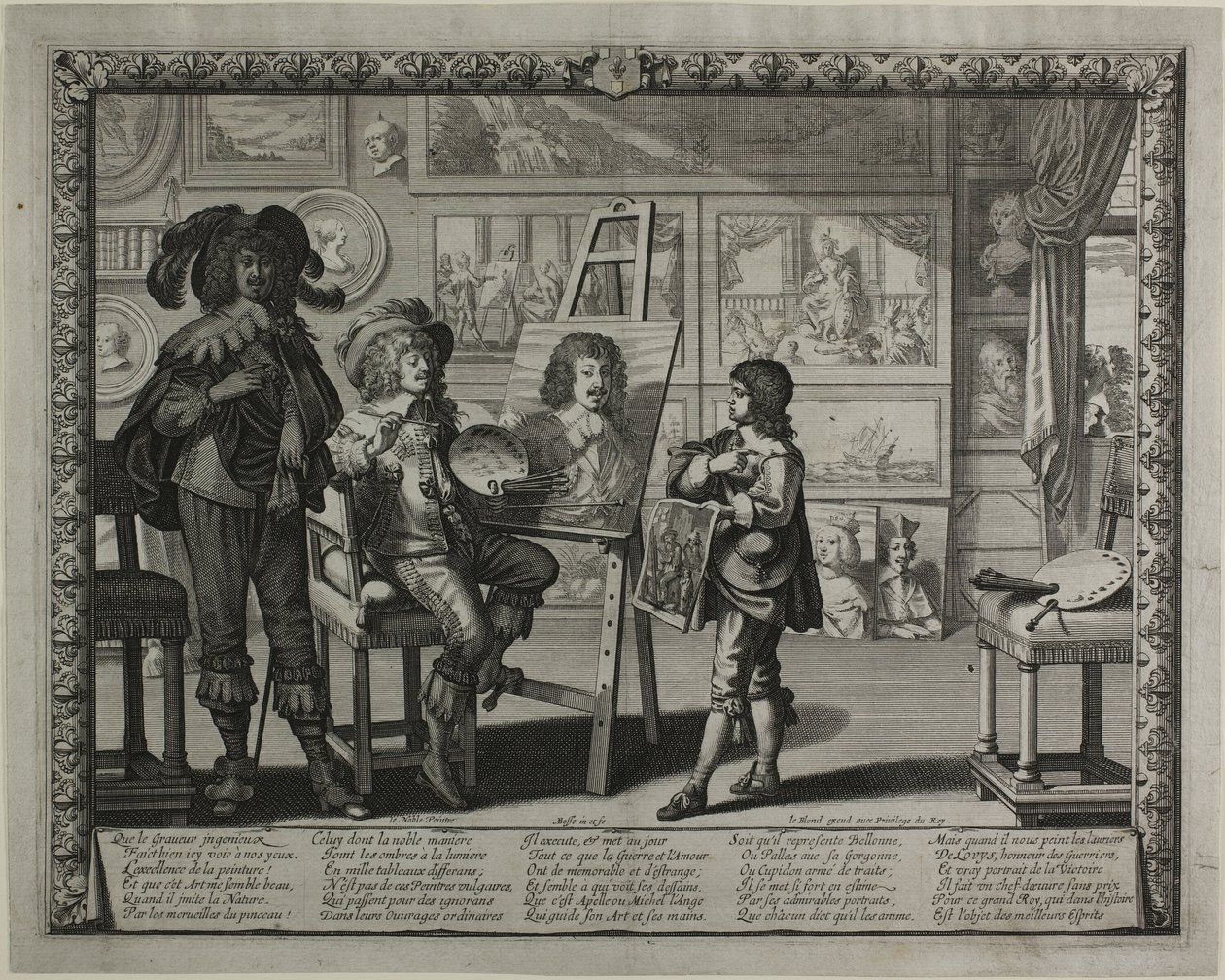 Il Nobile Pittore da Abraham Bosse