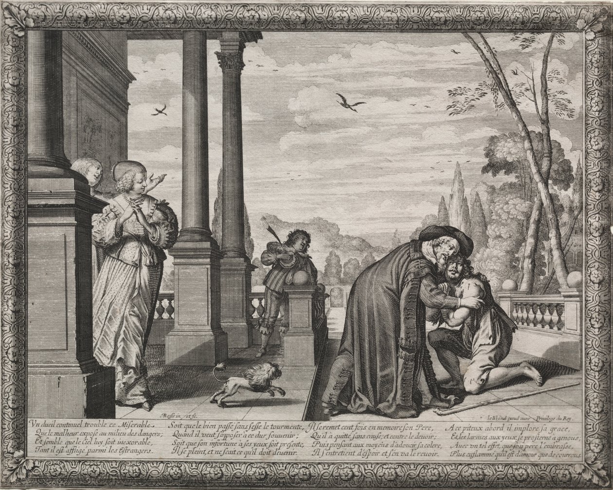 Il figliol prodigo: Il ritorno del figliol prodigo da Abraham Bosse