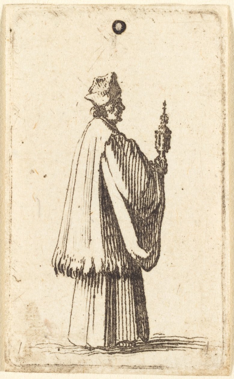 Sacerdote che porta il Santissimo Sacramento dell