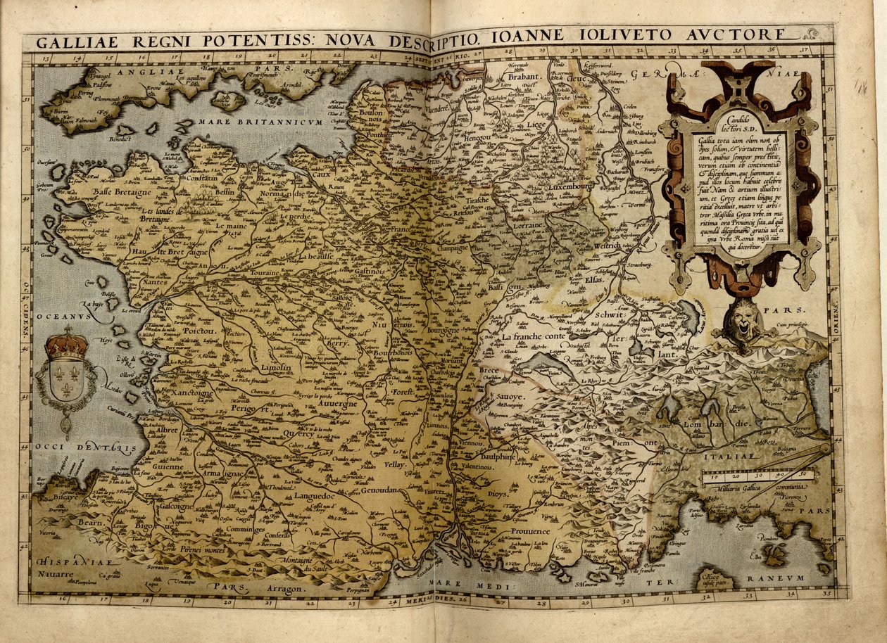 Theatrum orbis terrarum da Abraham; Diesth Ortelius