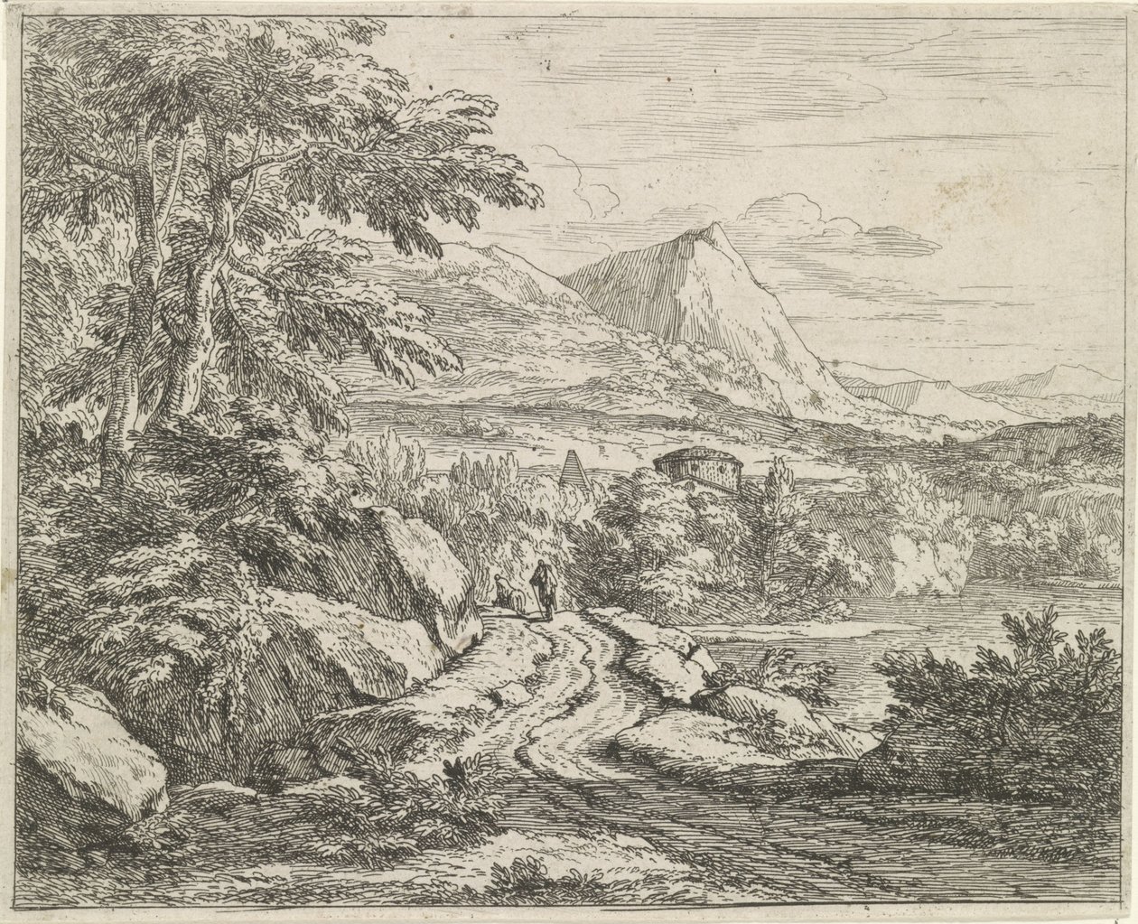 Strada tra le rocce da Abraham Genoels