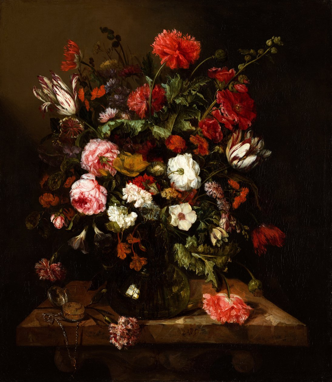 Natura morta con fiori da Abraham Hendricksz van Beyeren
