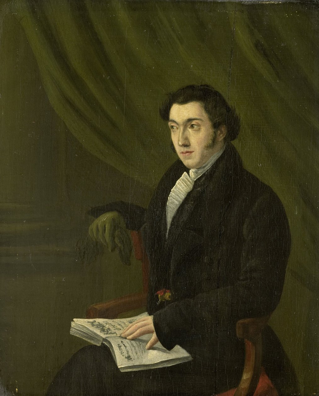 Ritratto di Johannes Petrus Schouberg, Incisore di francobolli alla Zecca Imperiale di Utrecht da Abraham Hendrik Winter